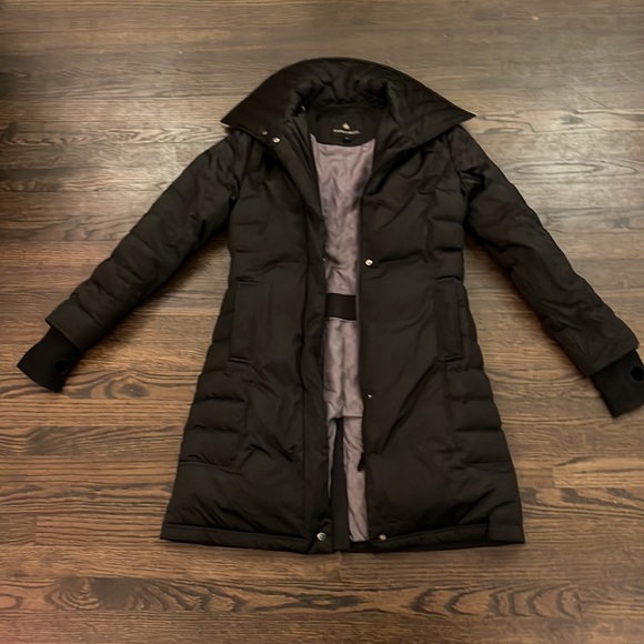 Black Rainforest Winter Parka w/ Removable Hood - Picture 8 of 8